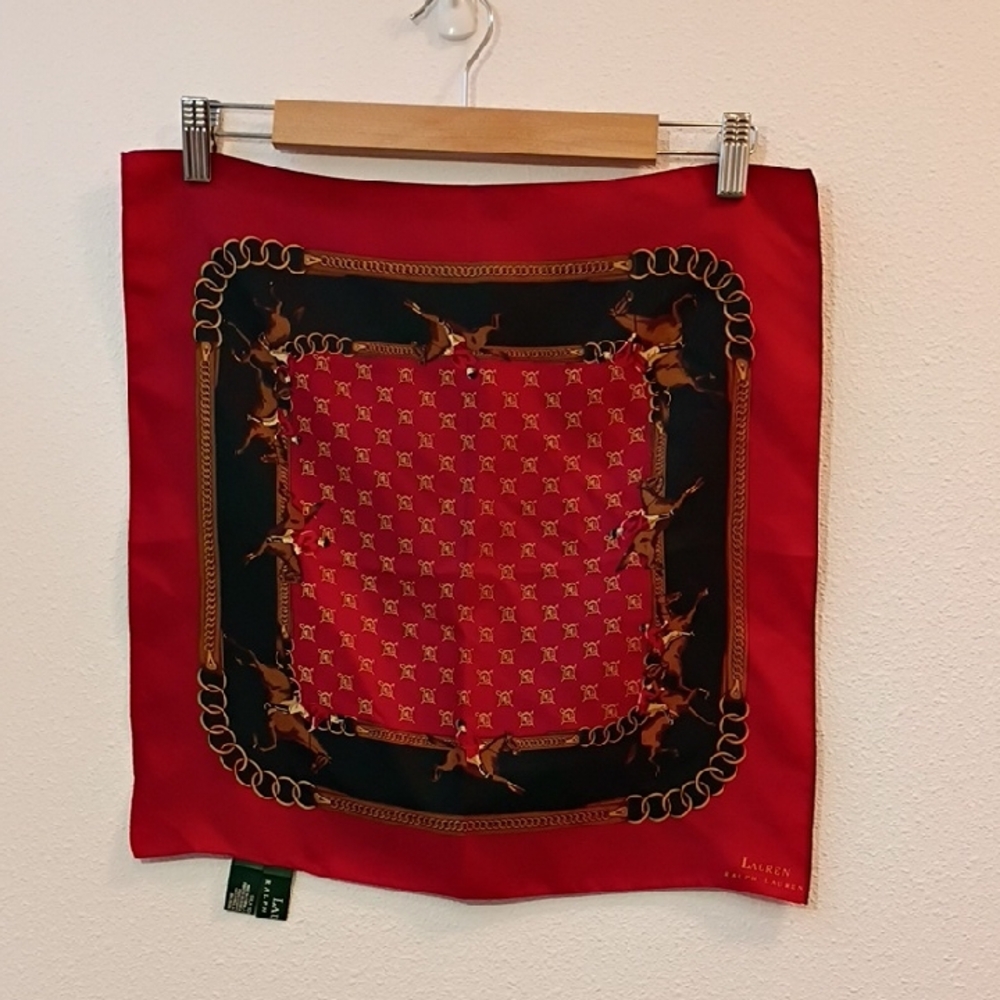 Lauren Ralph Lauren Silk Equestrian Scarf